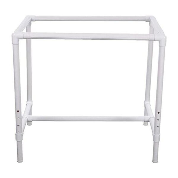 Dritz Quilters Marco de piso ajustable color blanco_1