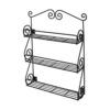 Spectrum Diversified Scroll Organizador de especias