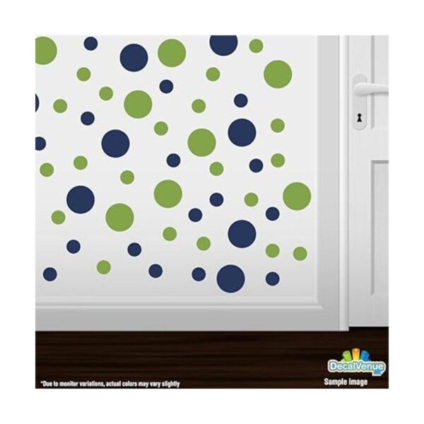 Pegatinas de pared de vinilo verde lima azul marino_2