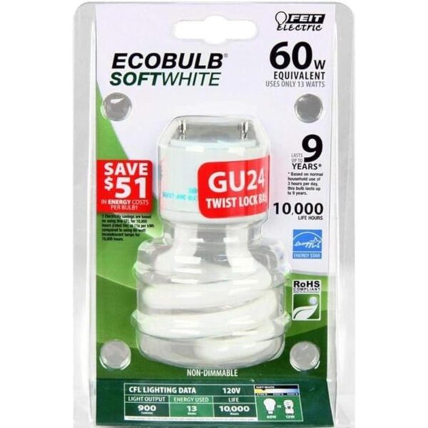 Feit Electric BPESL13TGU24 equivalente a 60 Watt_2