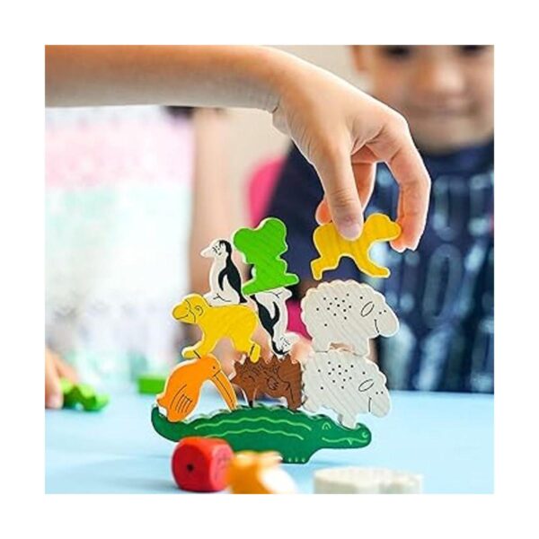 Juego clásico de apilamiento de madera Haba Animal upon_2