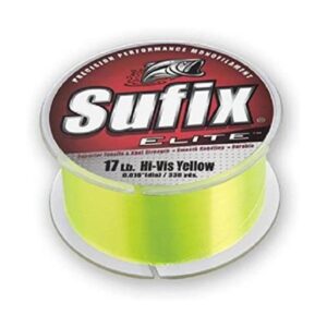 Sufix Elite 8 Lb línea de pesca Amarillo size 330 yd_1