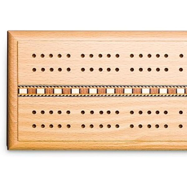 Sterling Games Caja de Cribbage de madera de lujo con_4