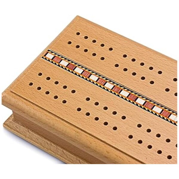 Sterling Games Caja de Cribbage de madera de lujo con_2