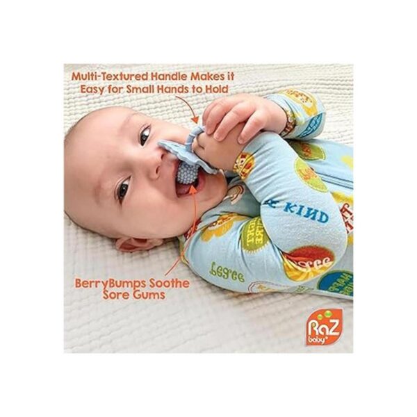 RaZbaby RaZberry Mordedera de silicona para bebé 2_3