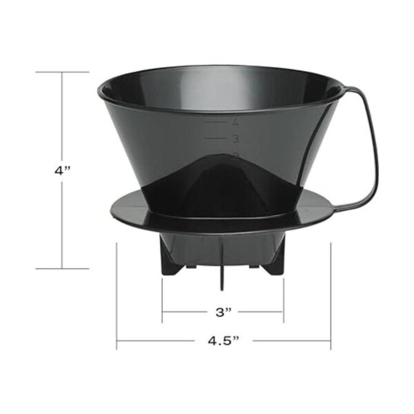Fino Cono de filtro de infusión de café vertido tamaño_4