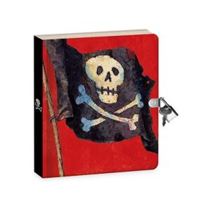 Peaceable Kingdom Pirates Agenda con cerradura y llave de_1