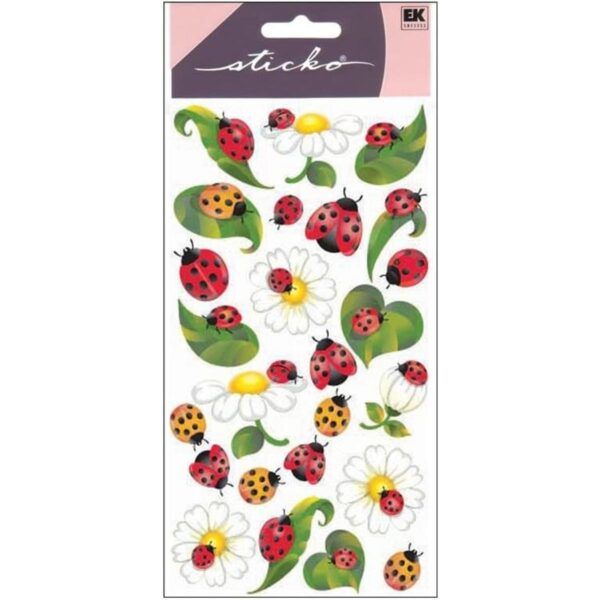Sticko clásico pegatinas Lady Bugs_1