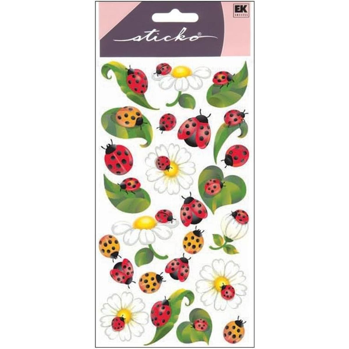 Sticko clásico pegatinas Lady Bugs