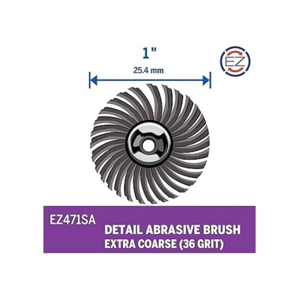 Dremel EZ471SA Cepillo abrasivo grueso grano 36 color_2