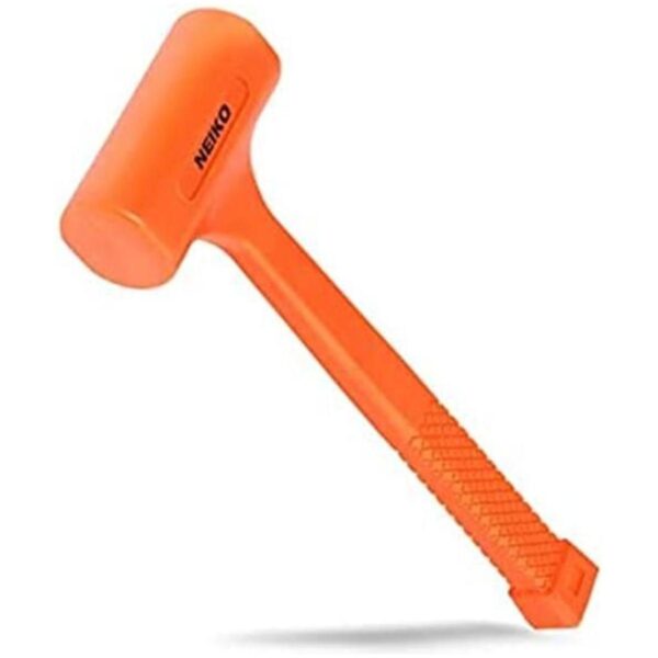 NEIKO 02849A Martillo muerto de 4 libras naranja neón