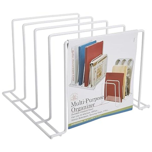 Better Houseware Organizador multiusos color blanco