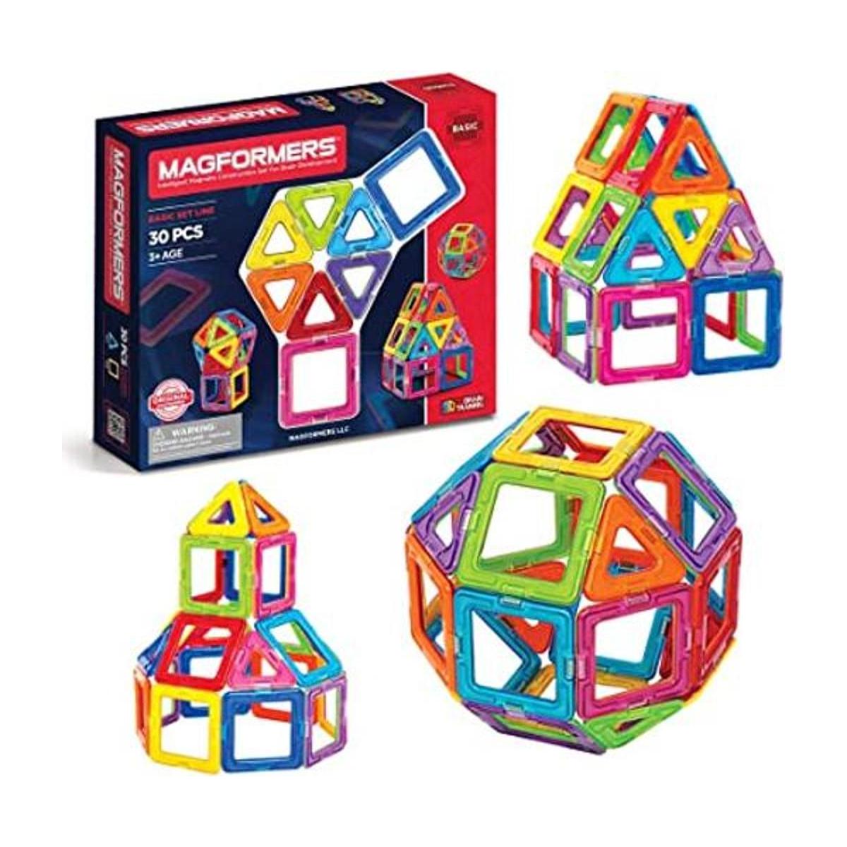 Magformers Juego básico 30 piezas bloques de