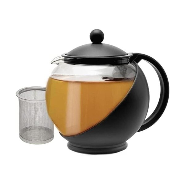 Primula tetera de media luna para juego de té con flores_1