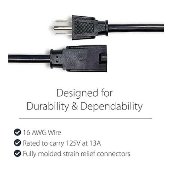 StarTech Cable de extensión de alimentación de 6_4