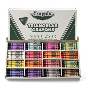 Crayola Clasificador de crayón triangular crayones para