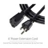 StarTech Cable de extensión de alimentación de 6_2