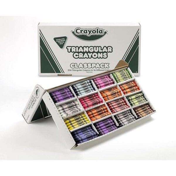 Crayola Clasificador de crayón triangular crayones para