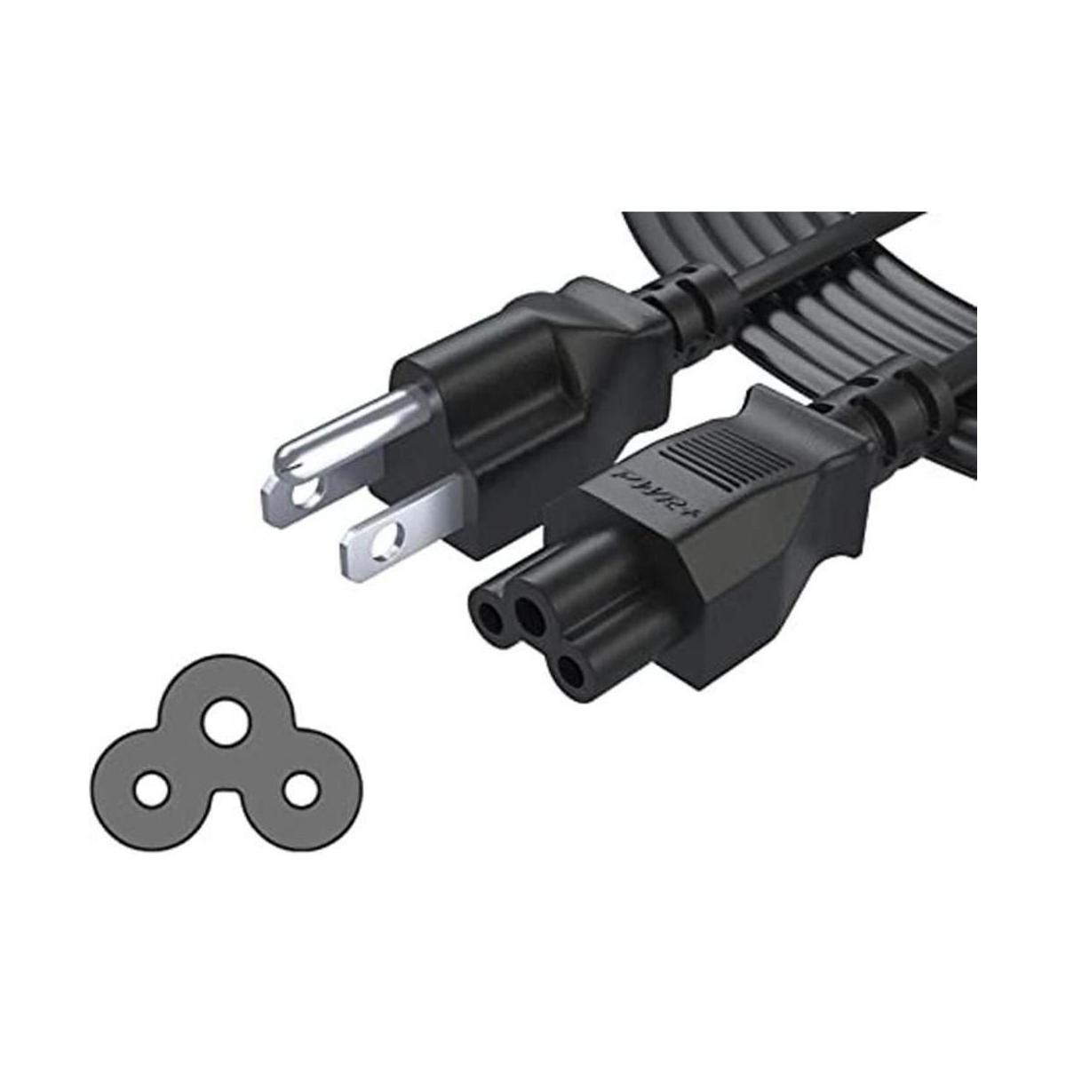Cable de alimentación extra largo de 12 pies de 3 clavijas