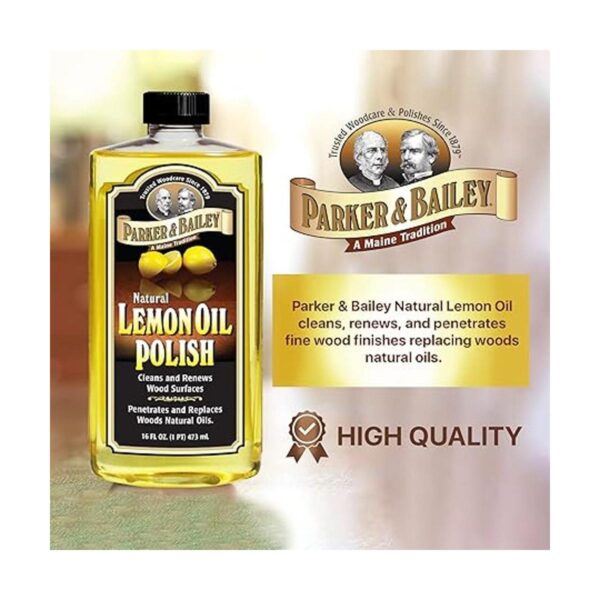 PARKER BAILEY Esmalte de aceite de limón limpiador de