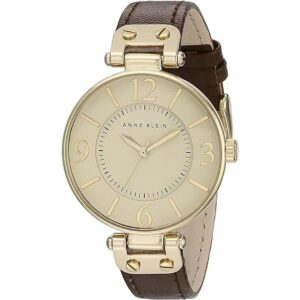 Anne Klein Womens Leather Strap Watch_1