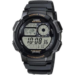AE1000W1AVCF Reloj deportivo de resina con banda negra_1