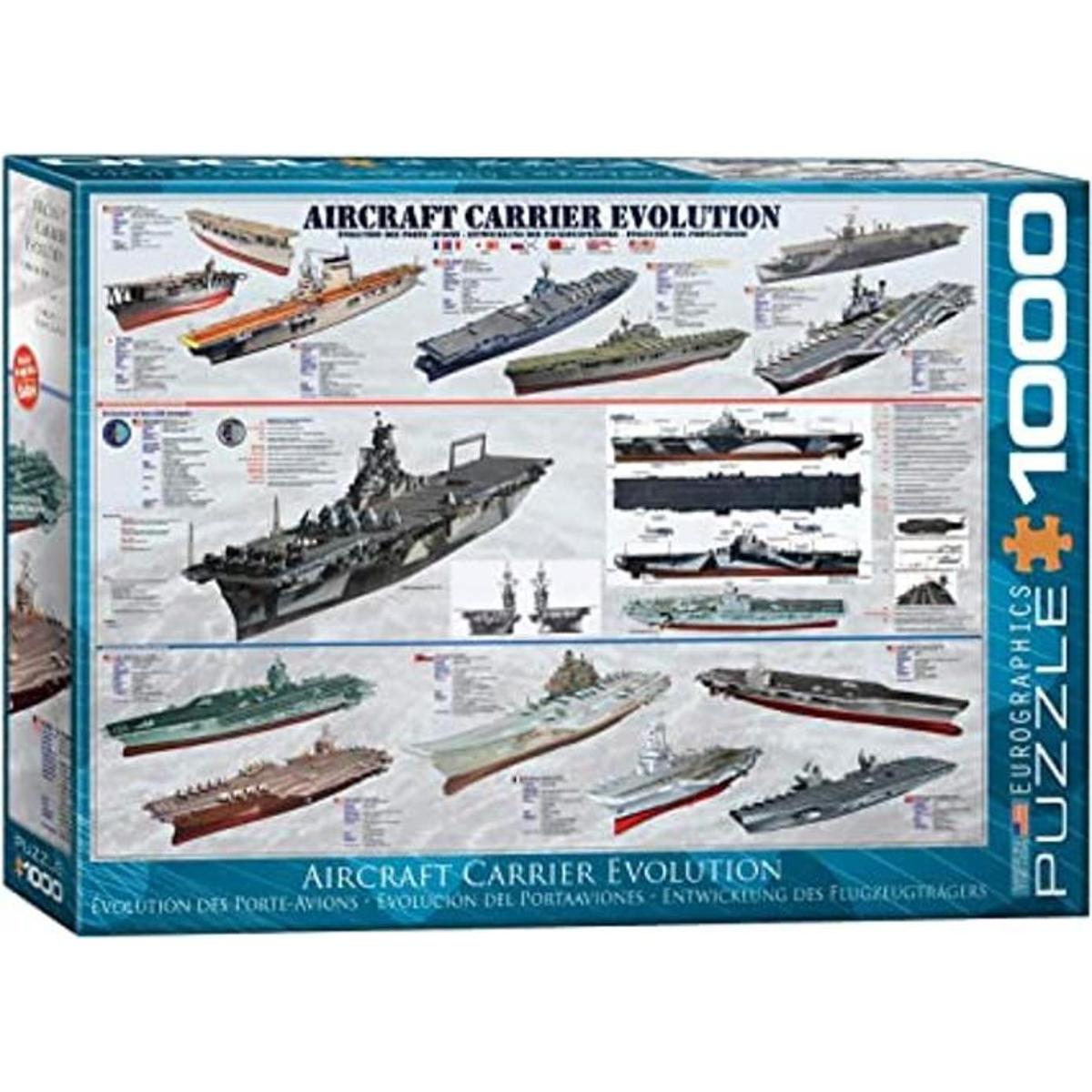Eurographics Aircraft carrier Evolution Puzzle 1000