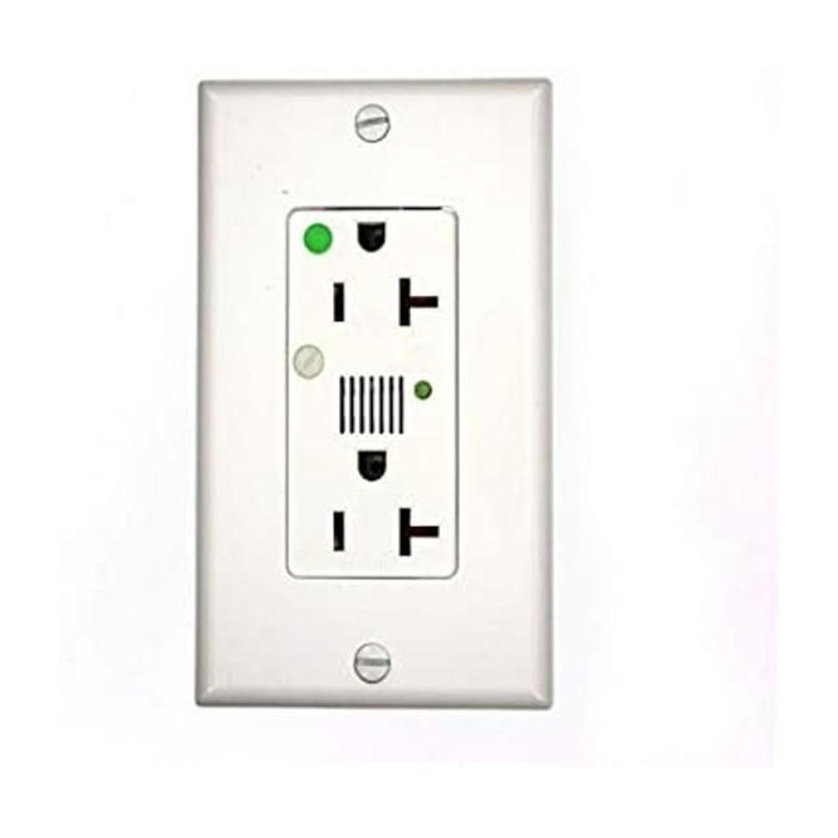 Leviton 8380W 20 Amp 125 Volt Decora Plus Receptáculo