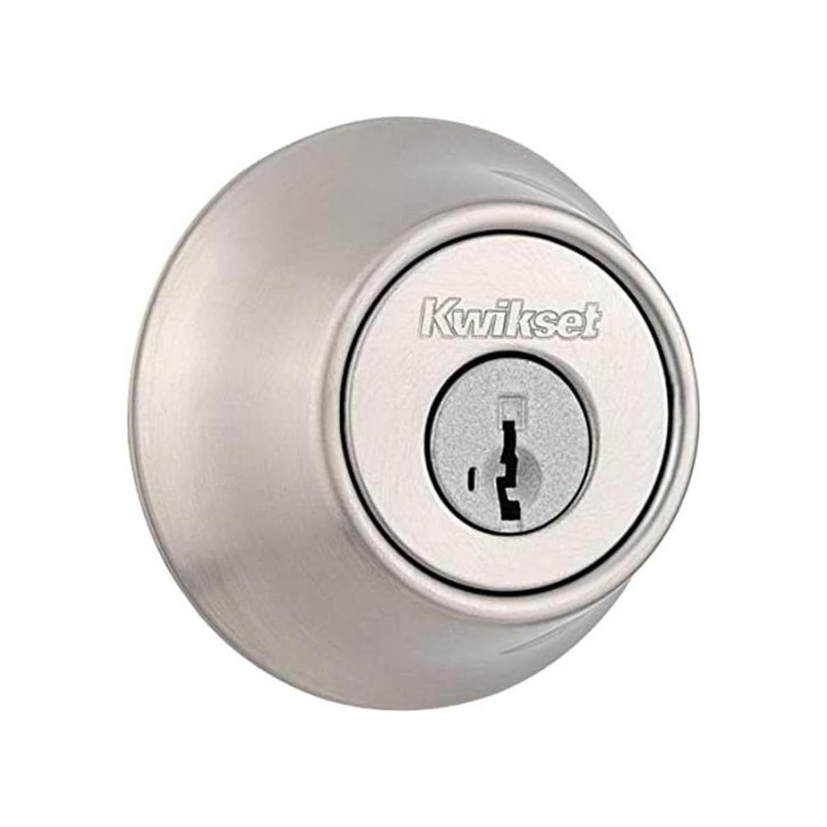 Cerrojo de seguridad 660 Kwikset con forma de cilindro y