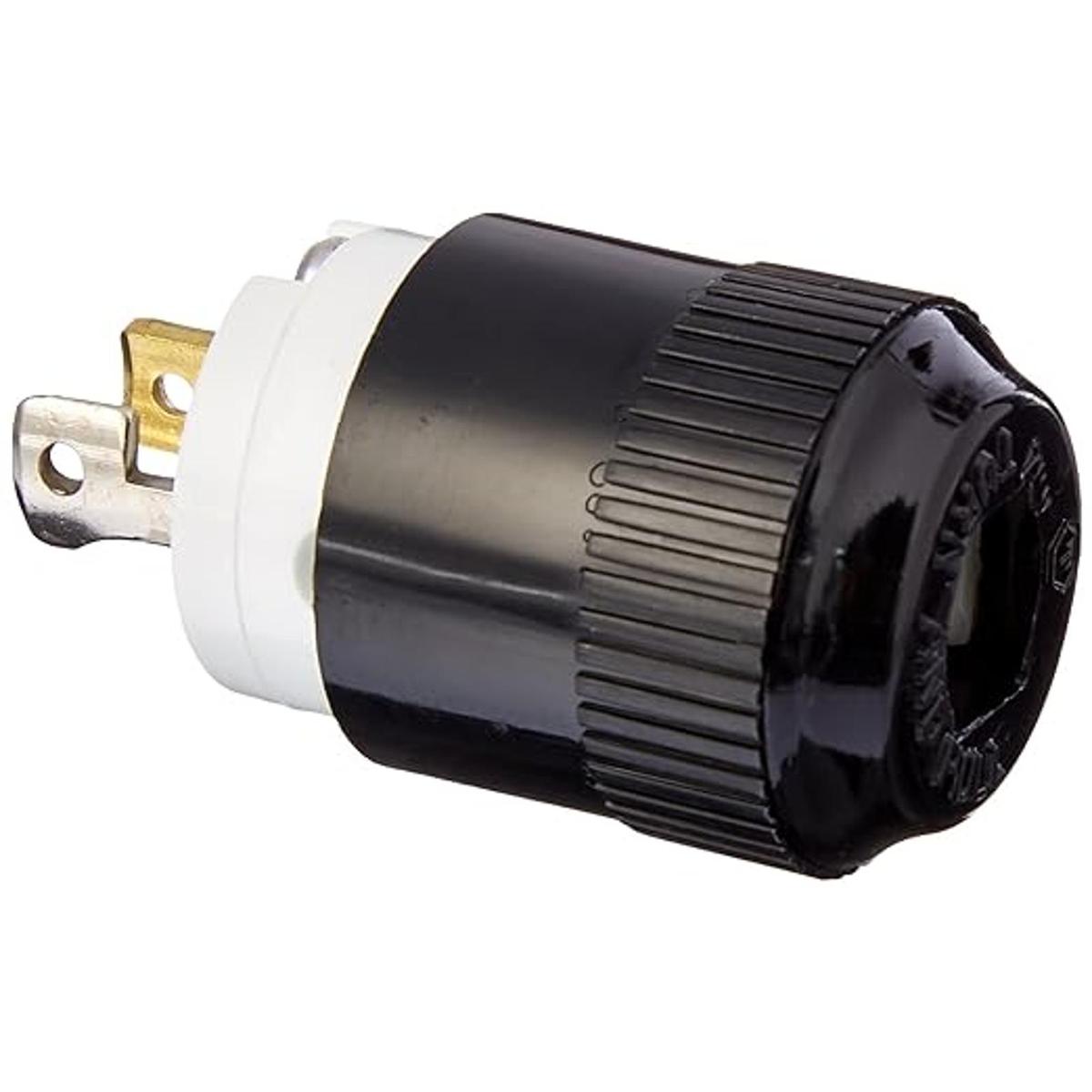Hubbell 7465 N Locking Plug Midget 15 AMP 125 V ml1p