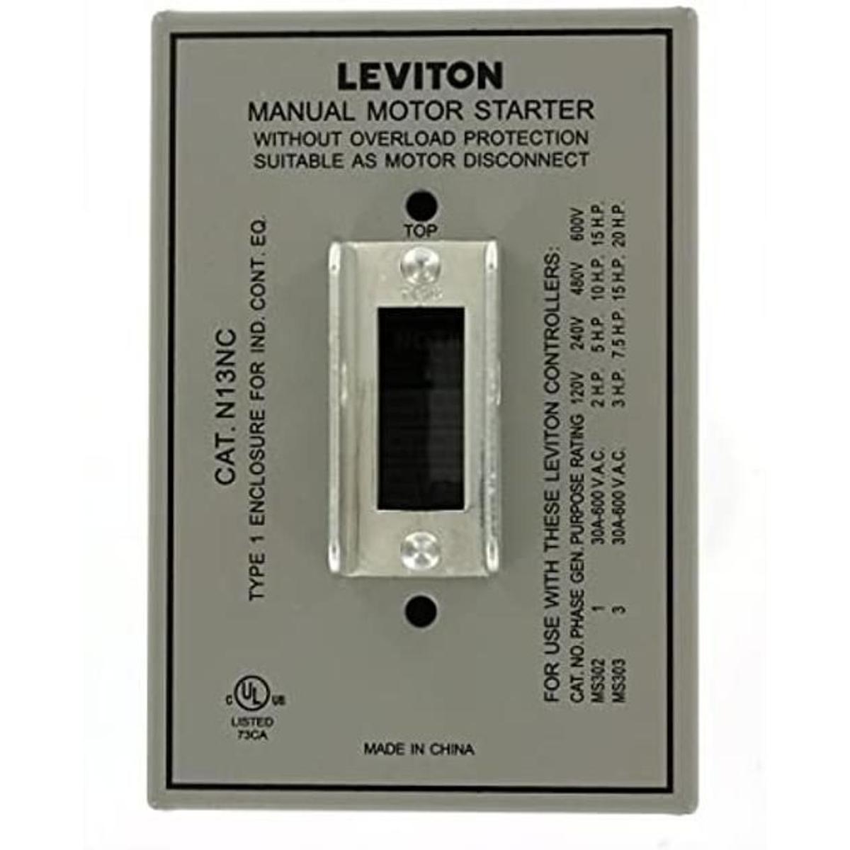 Leviton tipo de n13ncds 1 Enclosure para su uso con 30