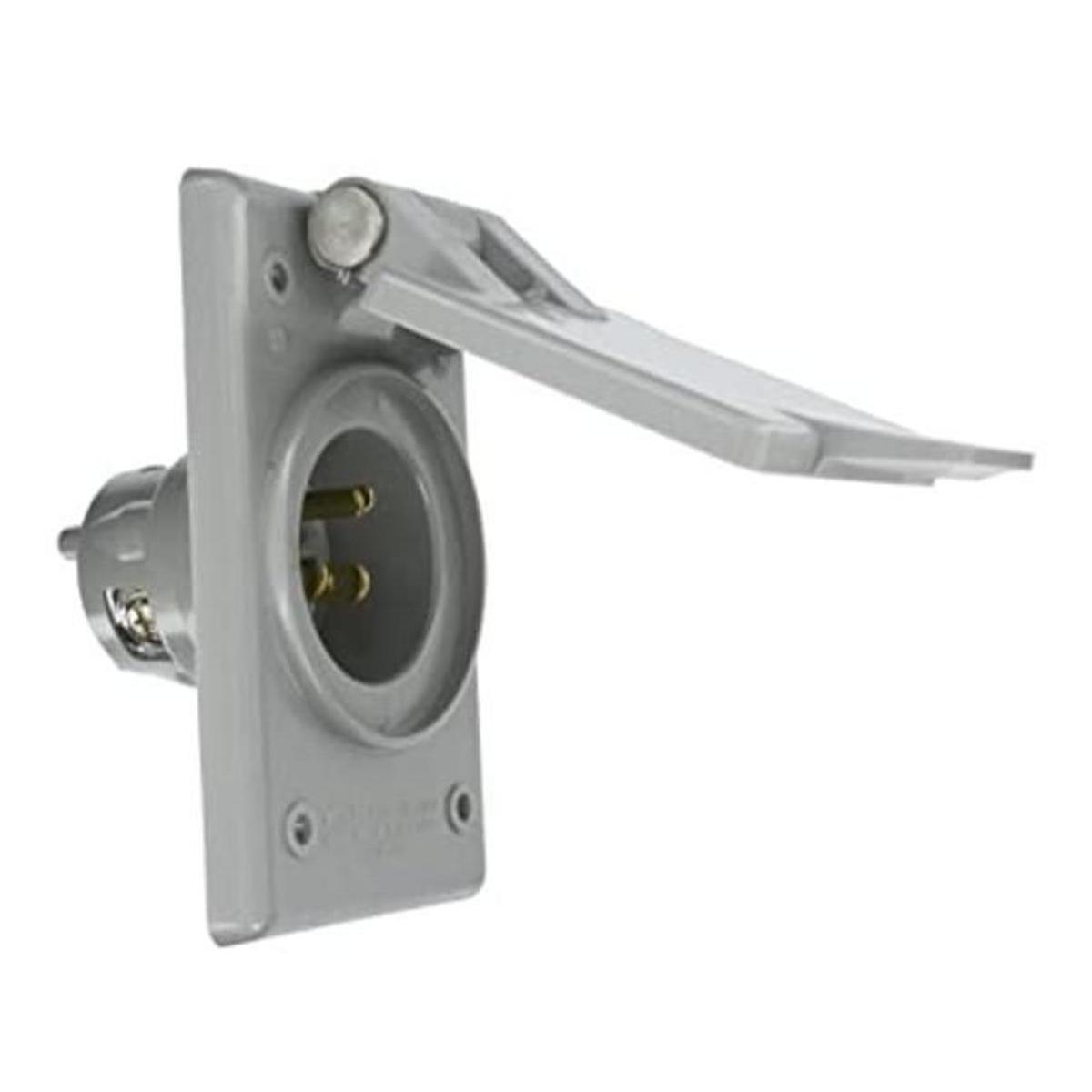 Leviton 5278CWP Receptáculo de entrada de alimentación