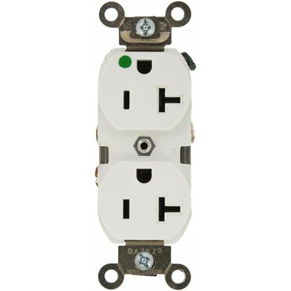 Leviton 8300HLW 20 Amp 125 Volt Receptáculo dúplex extra_1