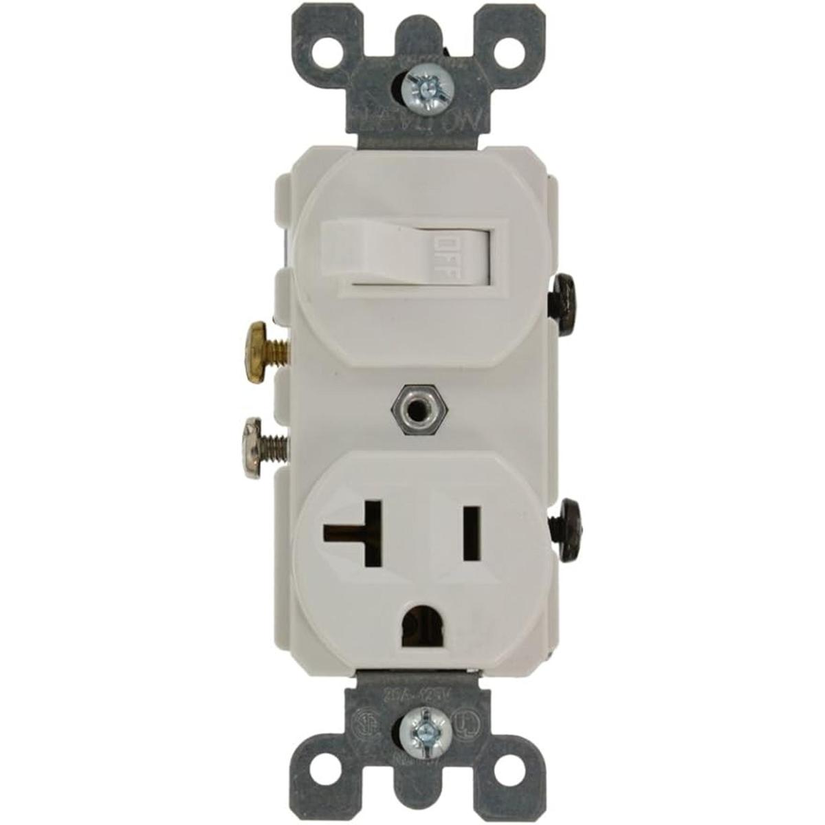 Leviton 5335 20 amperios 120 voltios combinación estilo