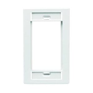 Leviton 41290SMW Single Gang MOS Placa de pared con_1
