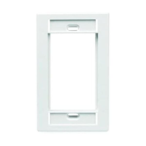Leviton 41290SMW Single Gang MOS Placa de pared con_1