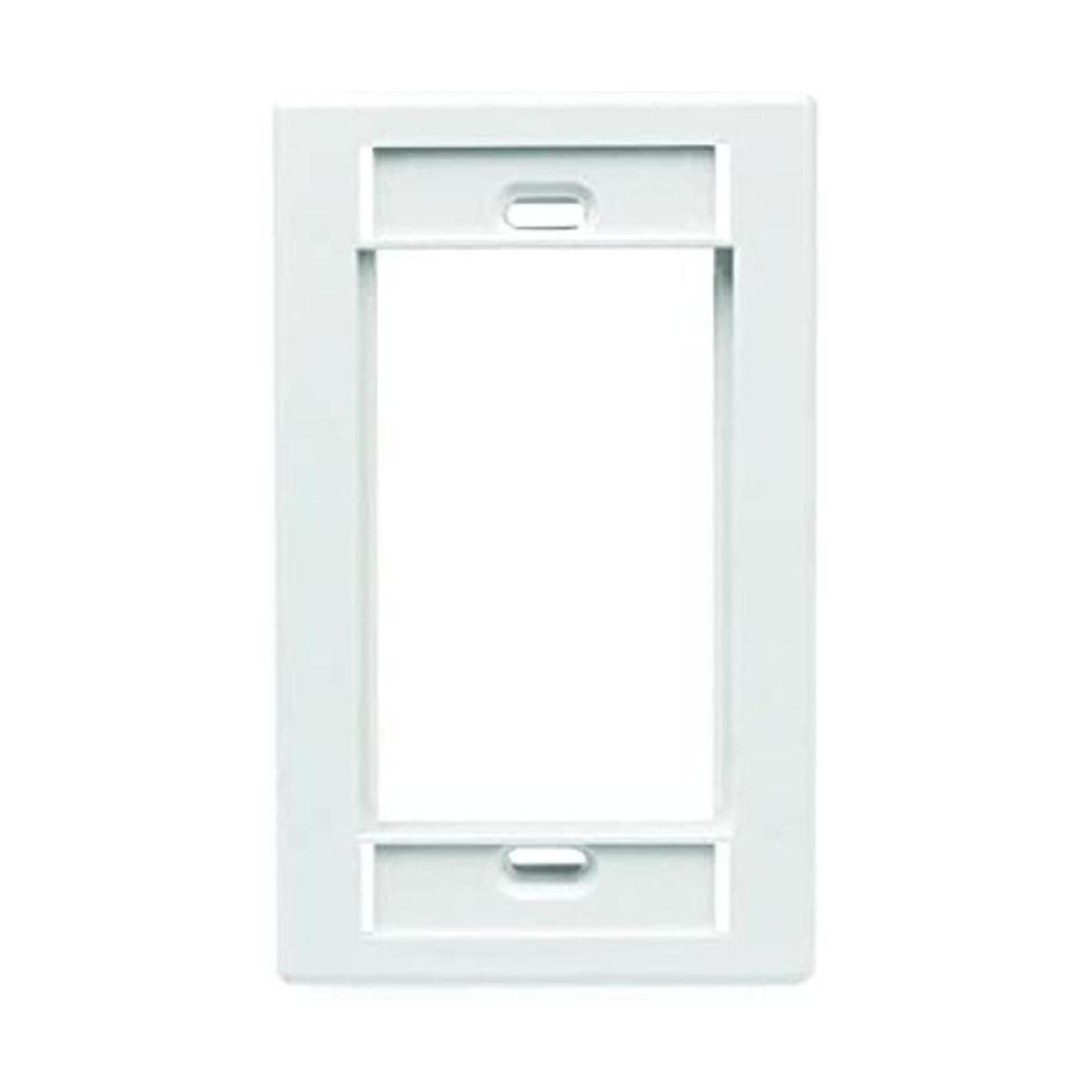 Leviton 41290SMW Single Gang MOS Placa de pared con