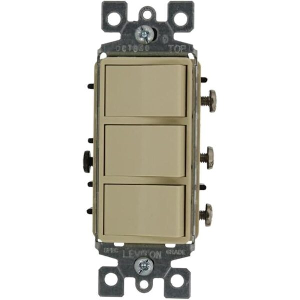 Leviton 15A 120V estilo de marca Decora Monopolo_1