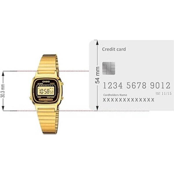 LA670WGA1DF reloj digital diario con alarma para_5