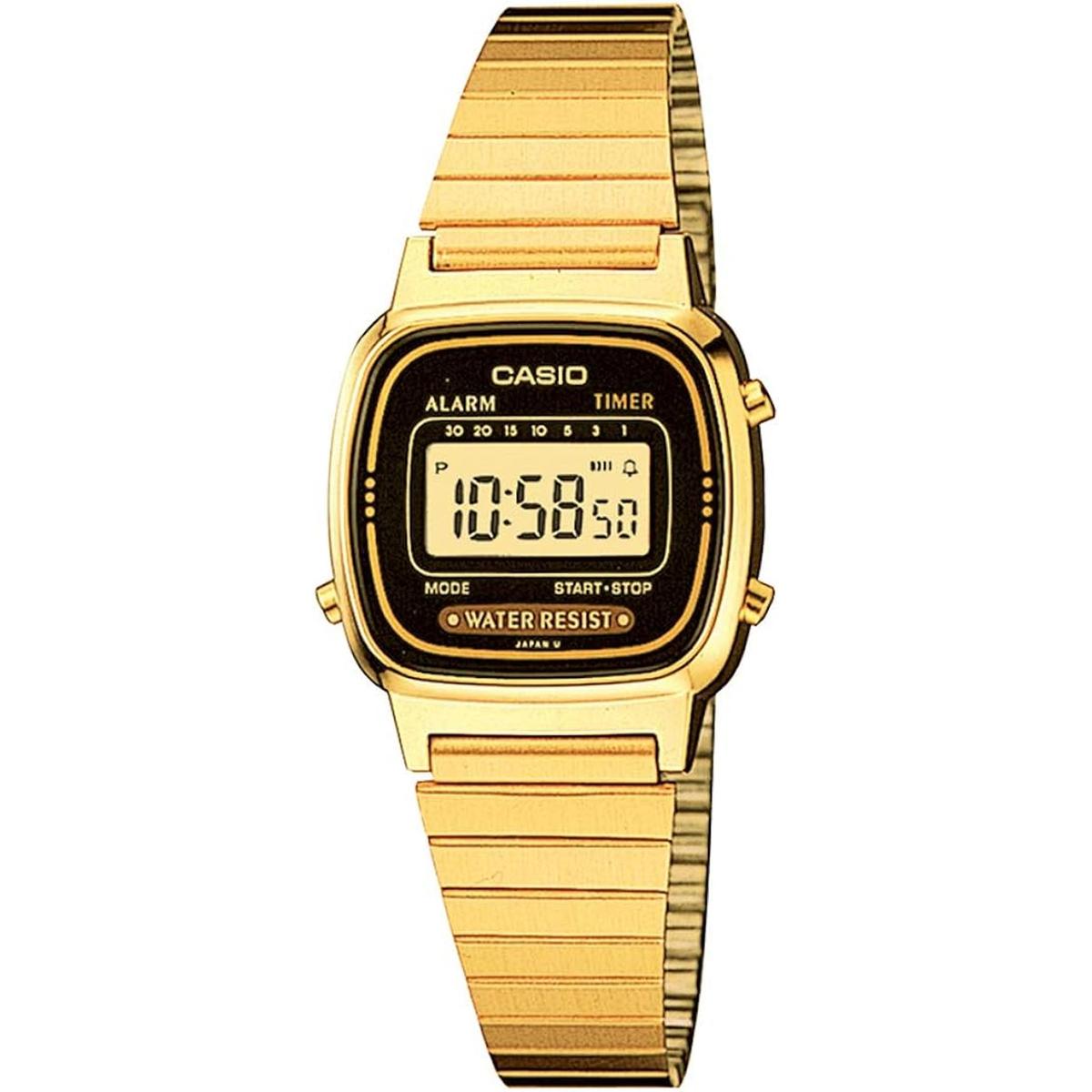 LA670WGA1DF reloj digital diario con alarma para