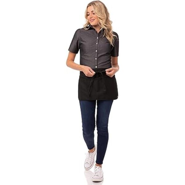 Chef Works Delantal de cintura reversible unisex para_3