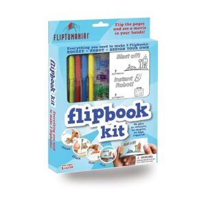 Fliptomania Flipbook Animación Kit Rocket Robot_1