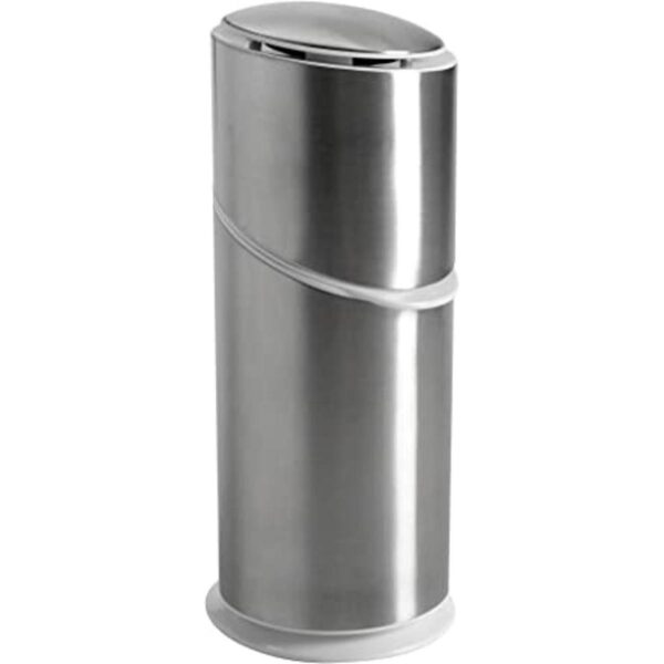 Organizador de acero inoxidable para cepillo de dientes_1