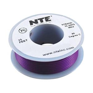 NTE Electronics wh24 07 25 Hook Up Wire Stranded_1