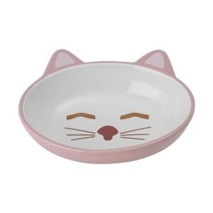 PetRageous Cuenco ovalado para gatos de gres de 5.5_1