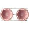 PetRageous 44355 Toftees Paws Comedor con dos tazones de