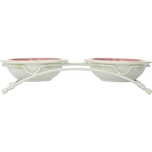 PetRageous 44355 Toftees Paws Comedor con dos tazones de