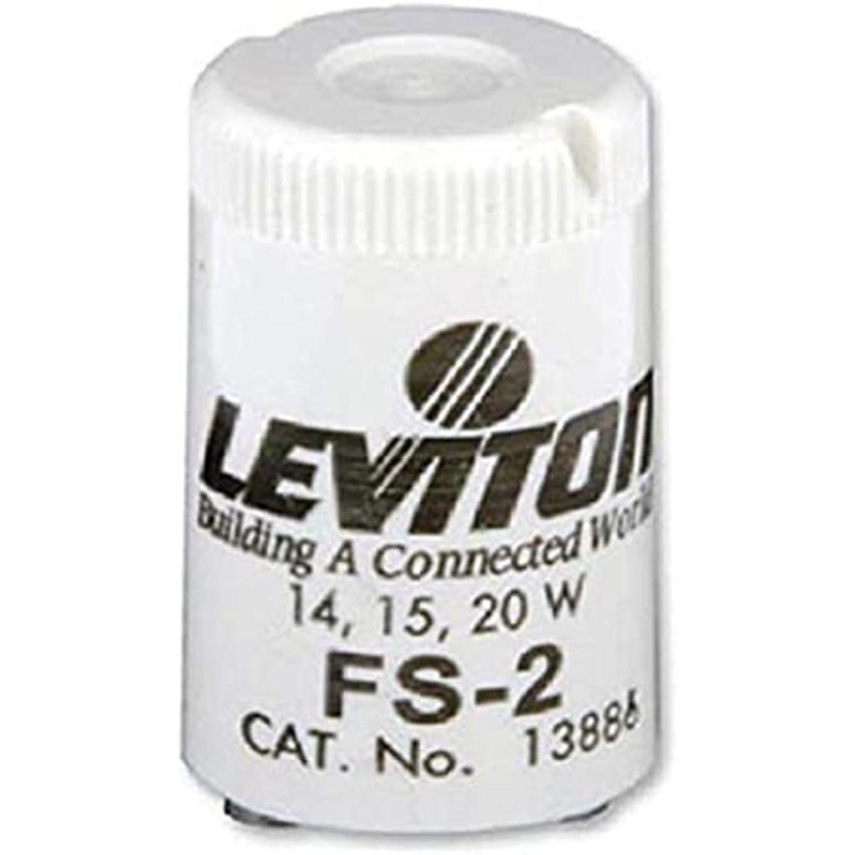 Leviton 13886 fluorescente Starter 15 20 vatios FS2