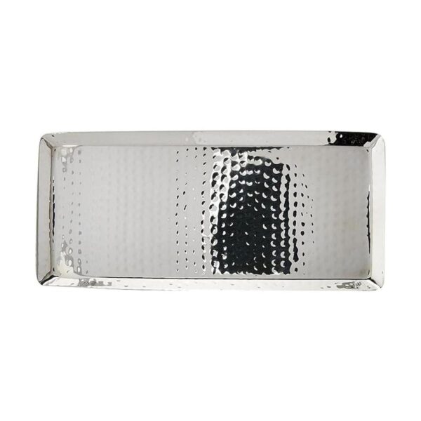 Godinger Bandeja rectangular martillada 11 x 5 pulgadas_1