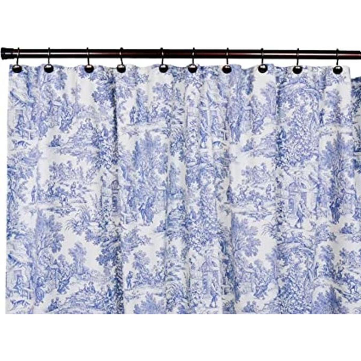 Ellis Curtain Victoria Park cortina de ducha azul